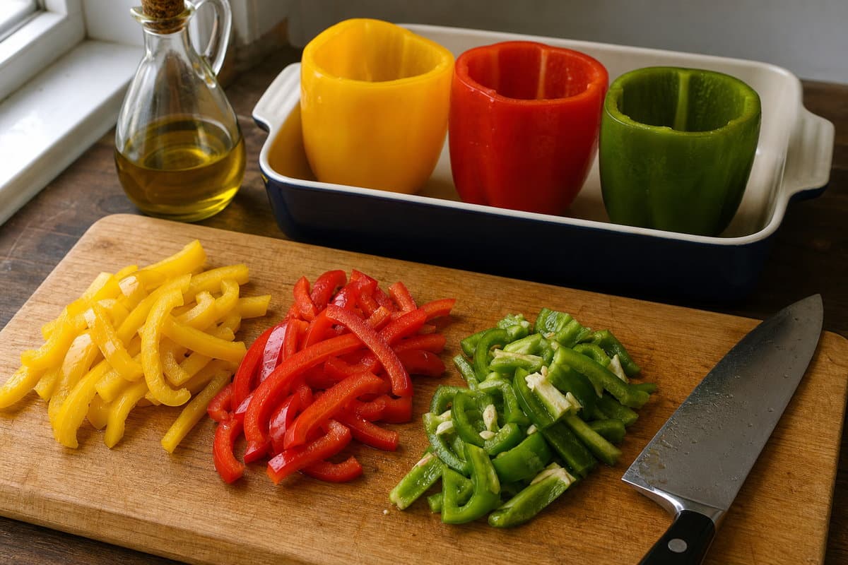 Prep the peppers