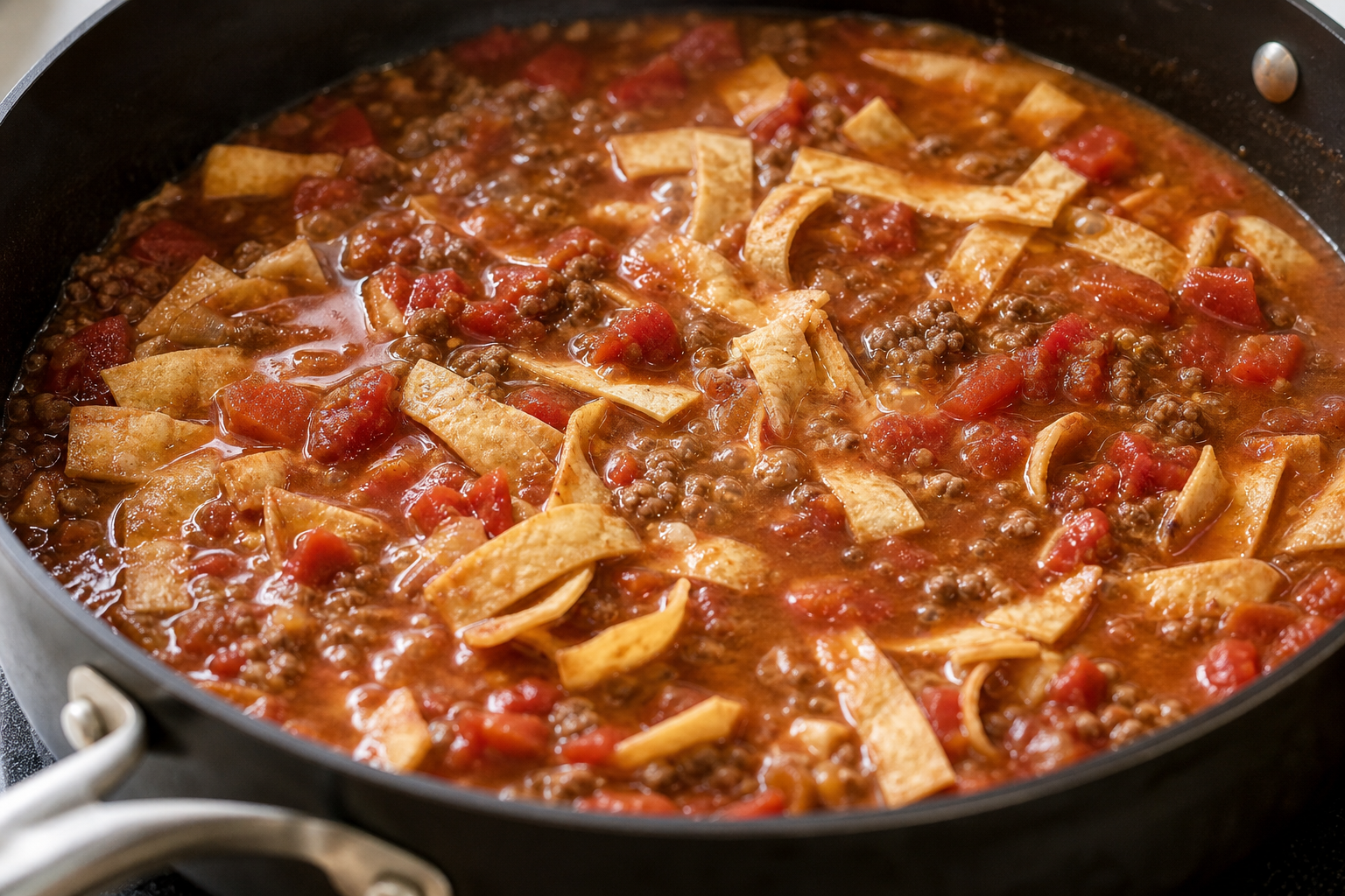 Simmer the sauce