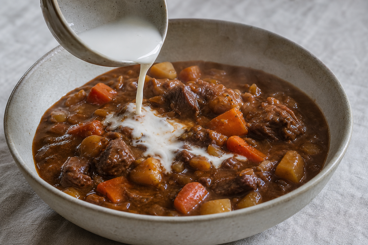 Thicken & plate