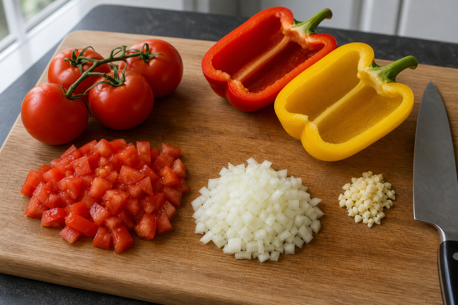 Prep the peppers