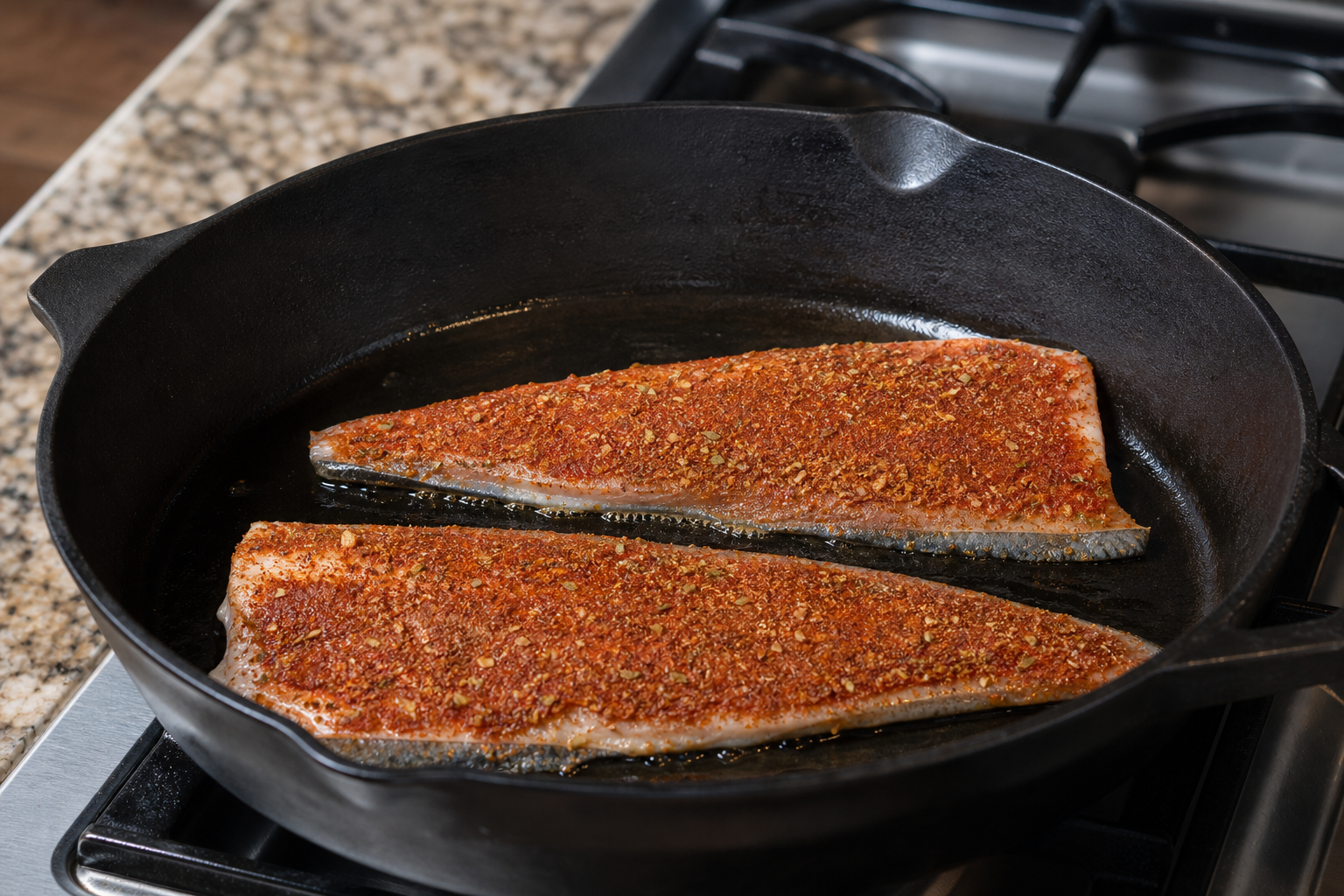Blacken the trout