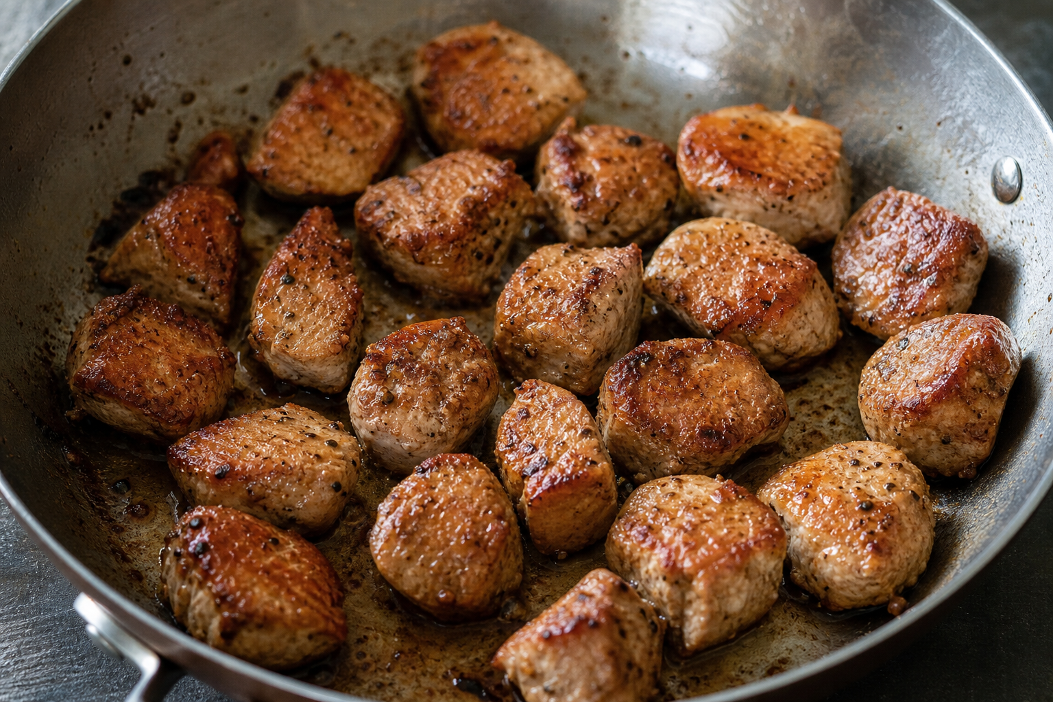 Crisp the pork