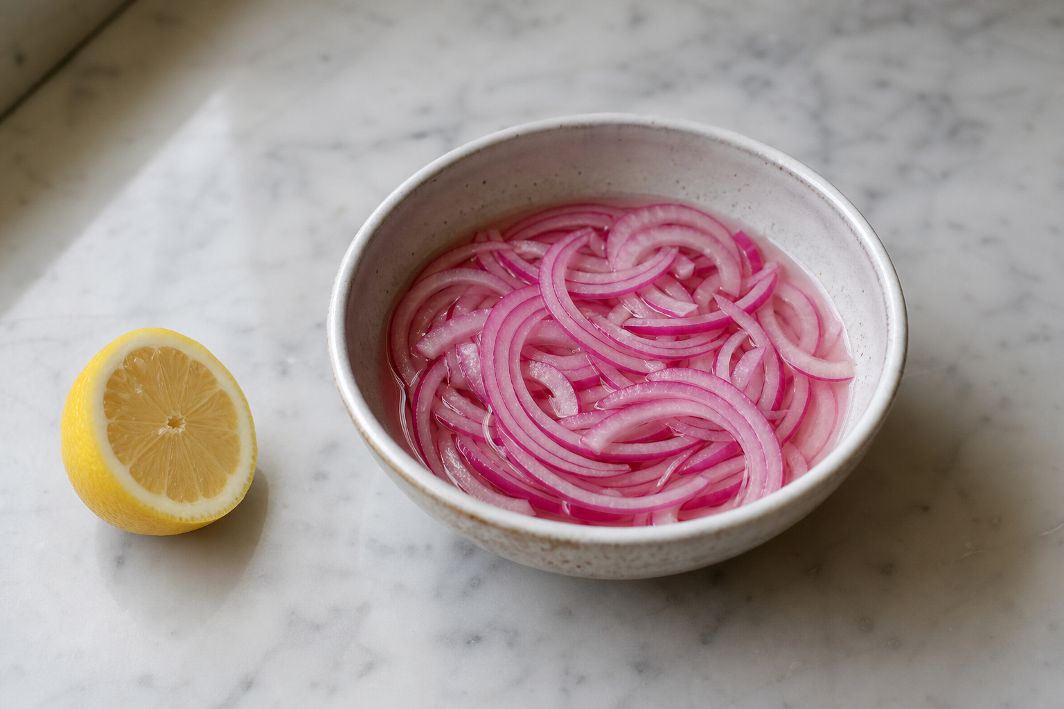 Oven & pickled onions