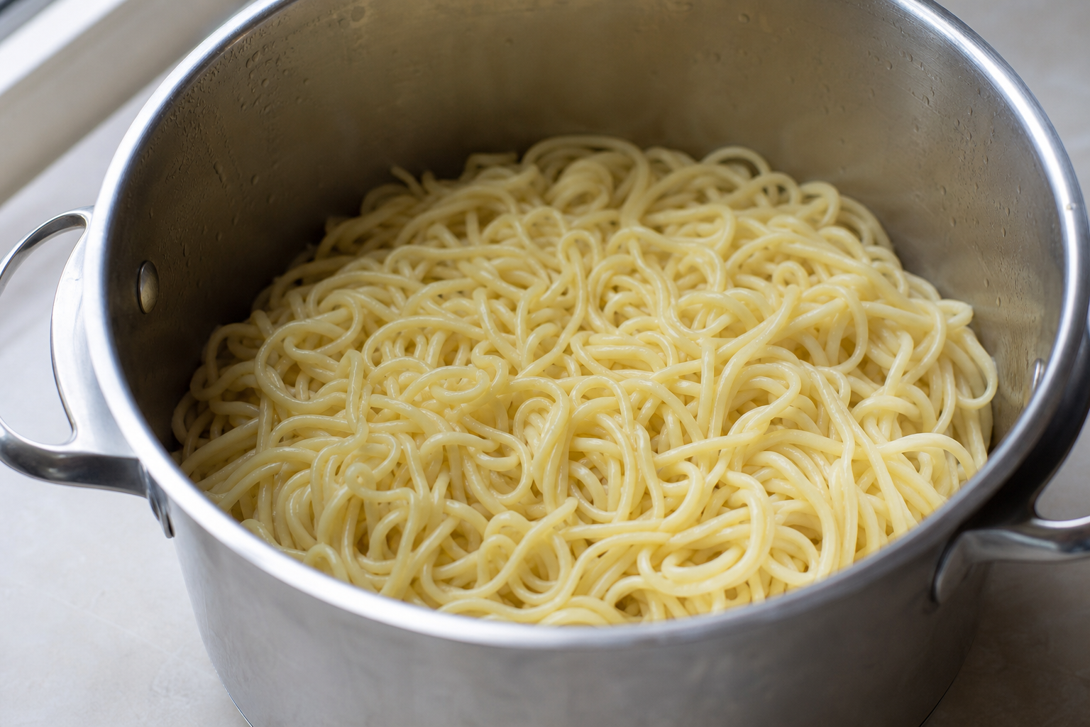 Boil the noodles