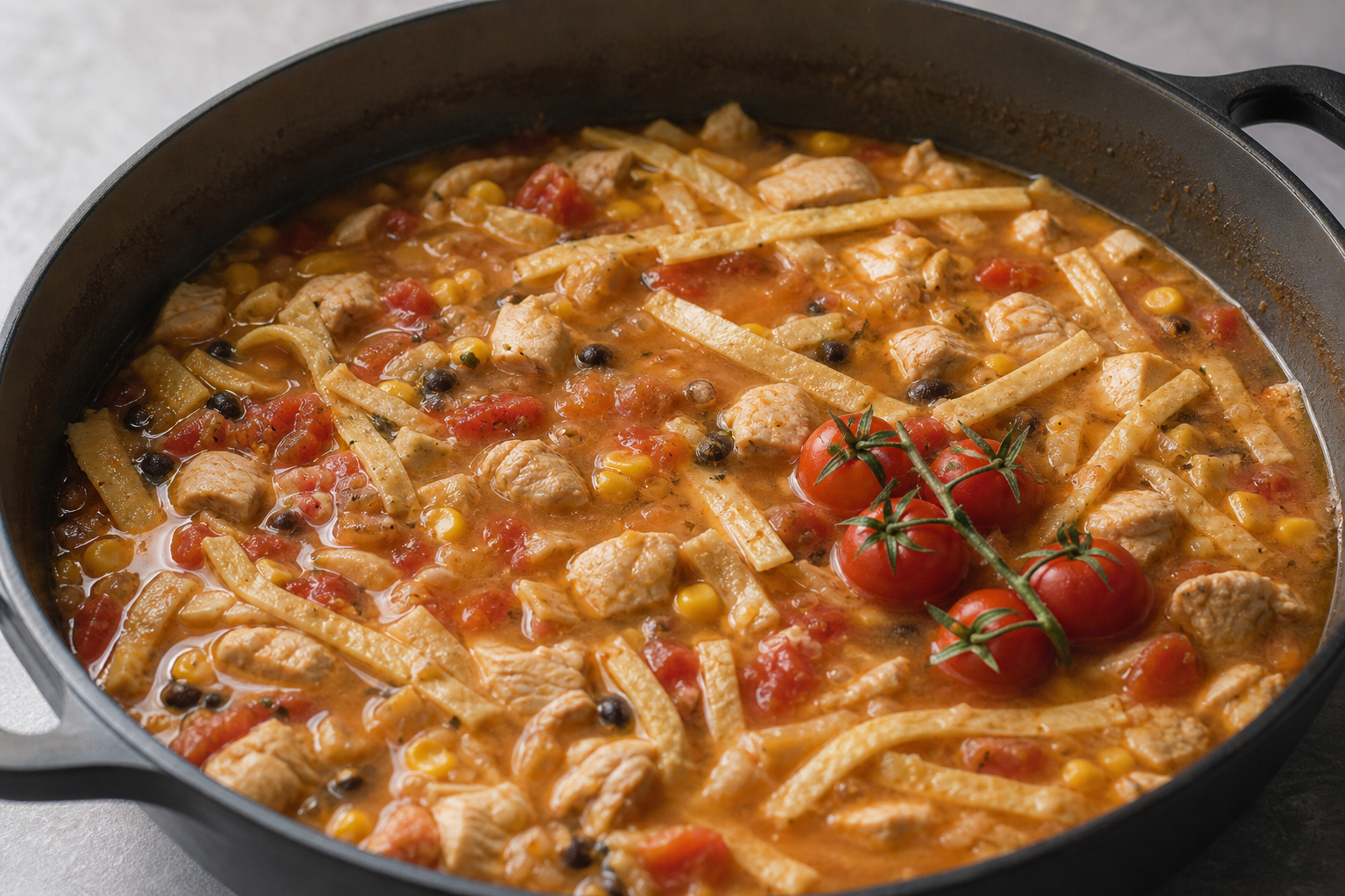 Simmer the sauce
