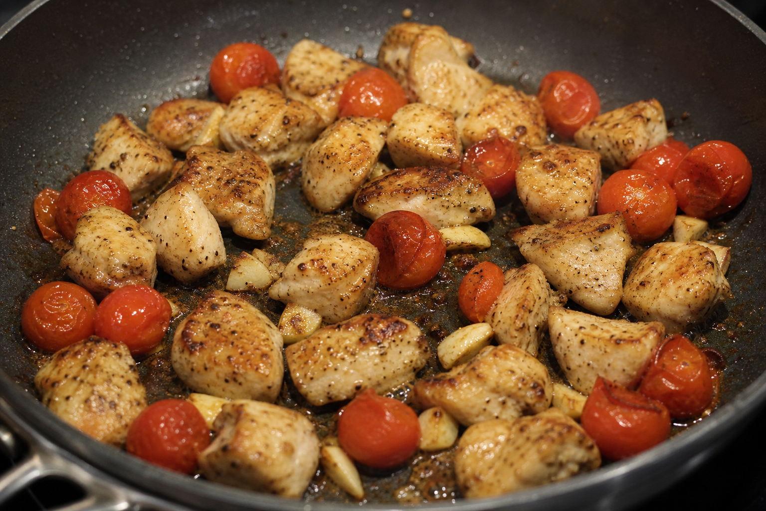 Sear the chicken
