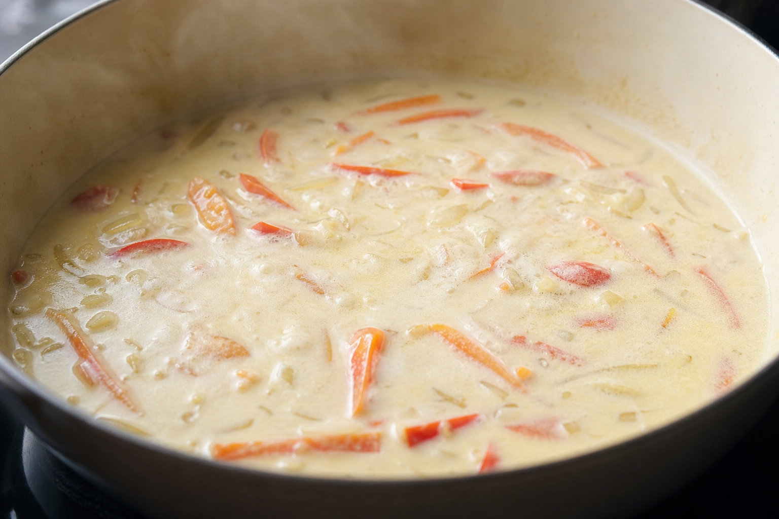 Simmer the curry