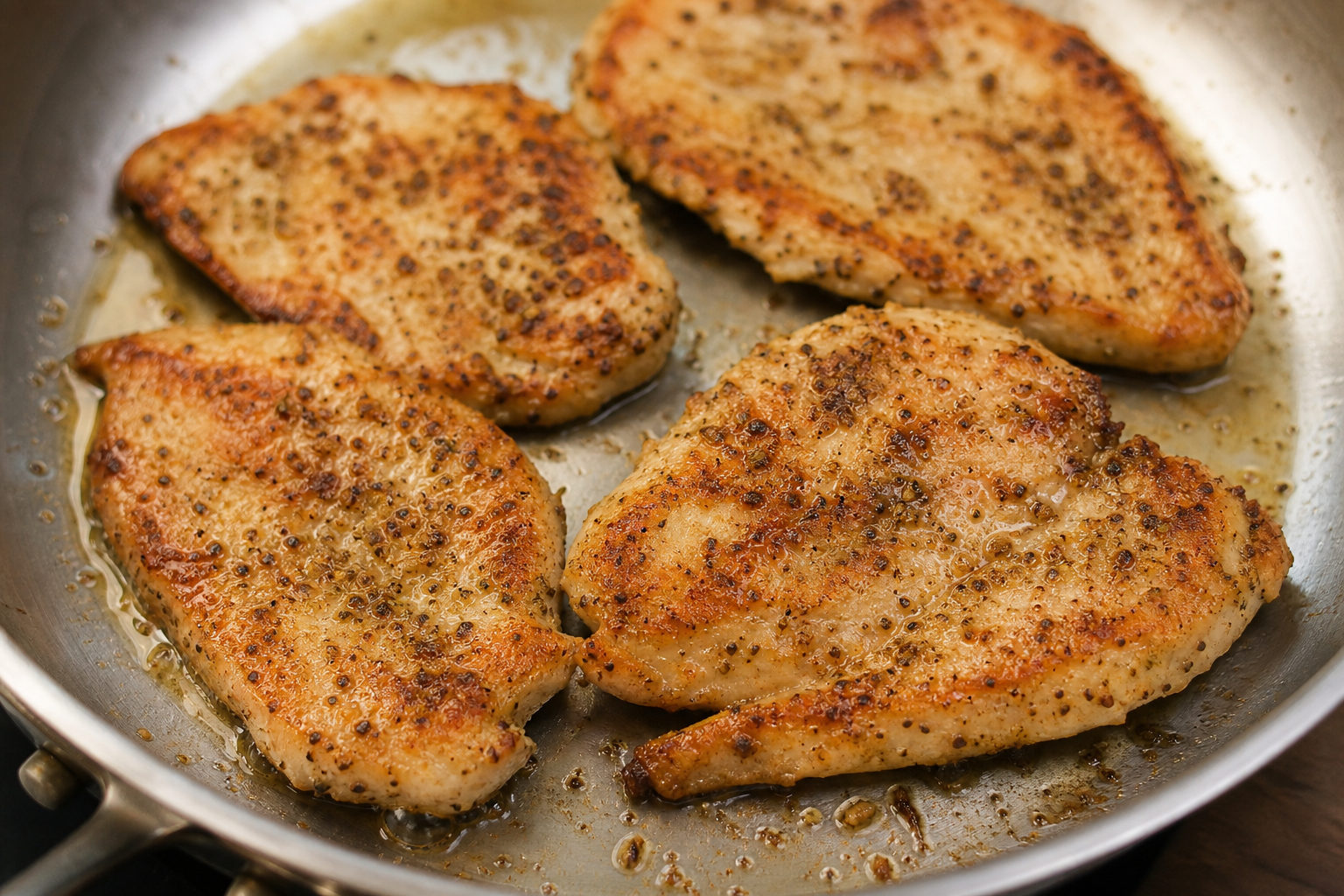Sear the chicken