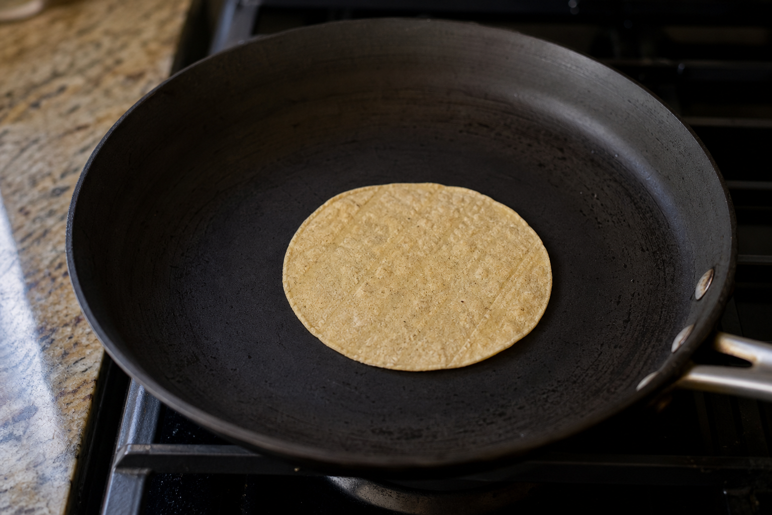 Warm the tortillas