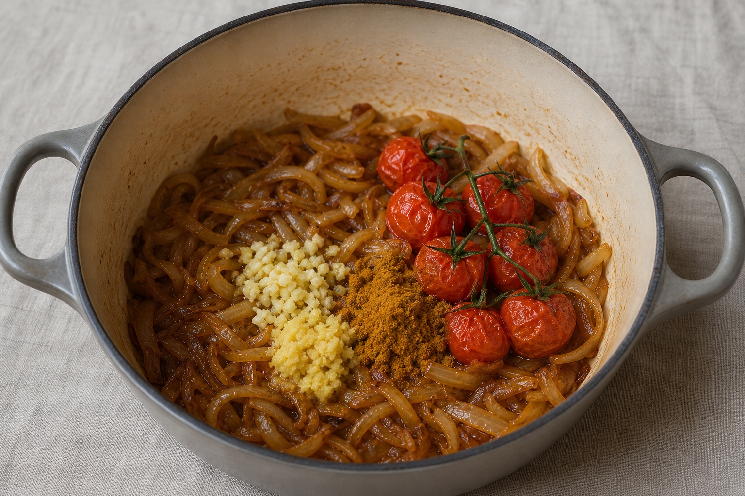 Build the curry base