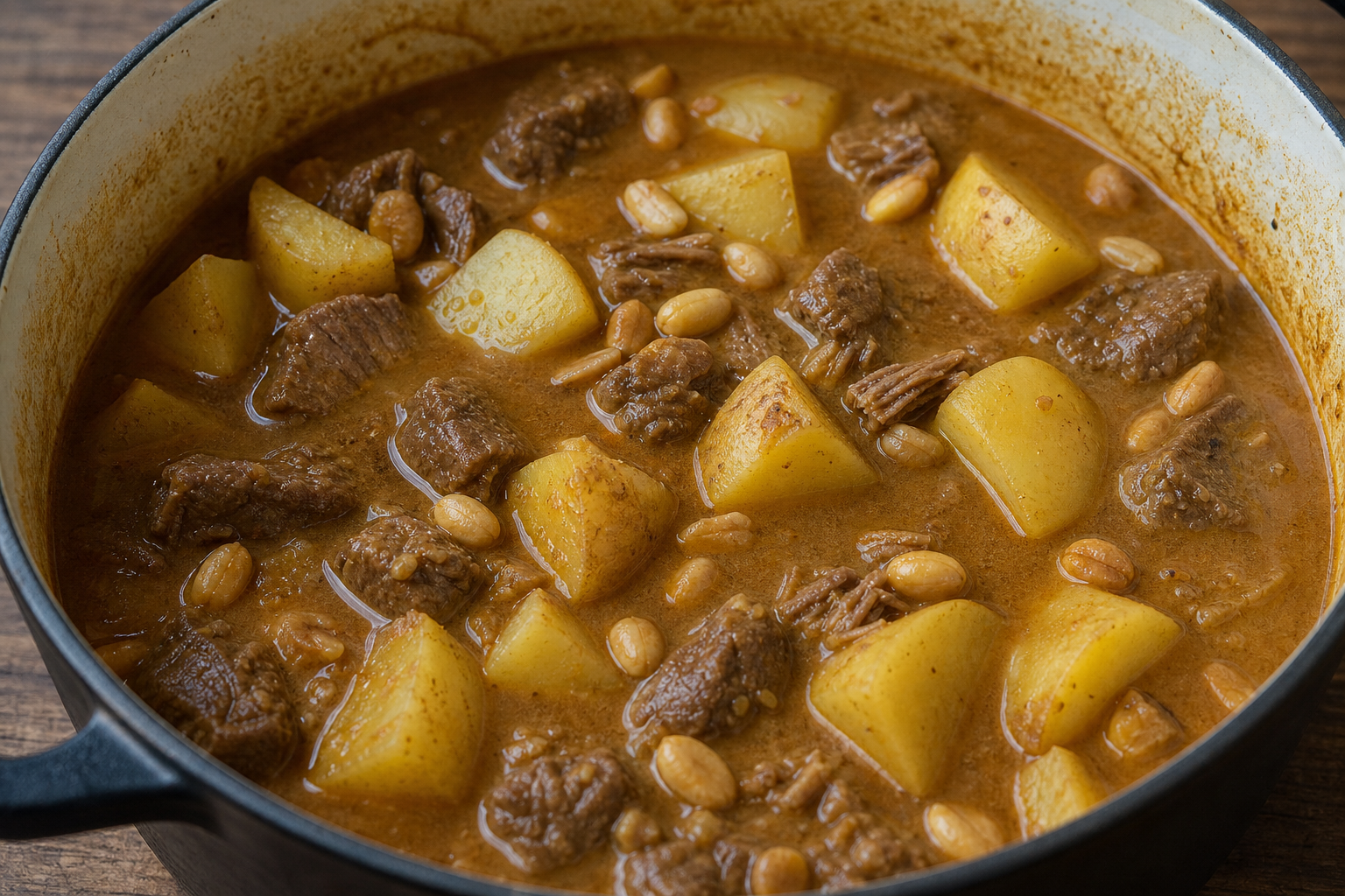 Add the potatoes