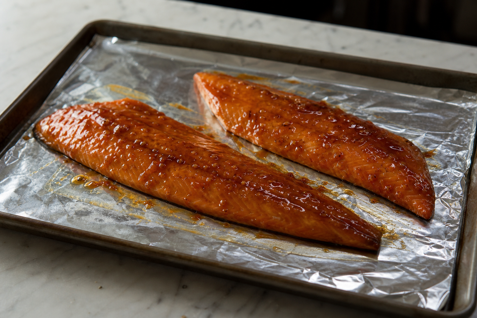Broil the trout