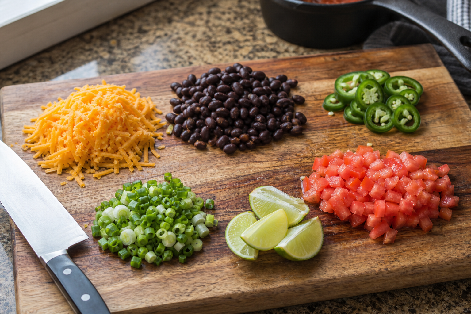 Prep the toppings