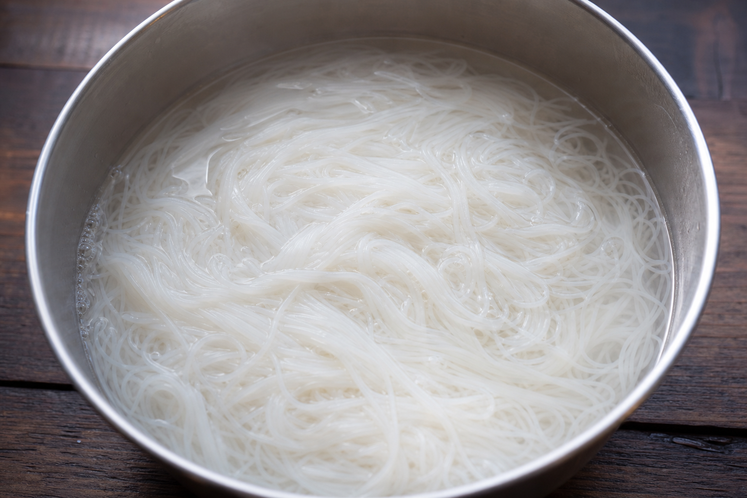 Soak the noodles