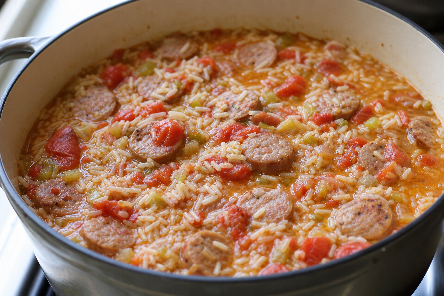 Simmer the rice