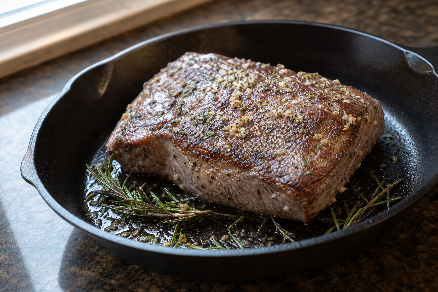 Season and sear