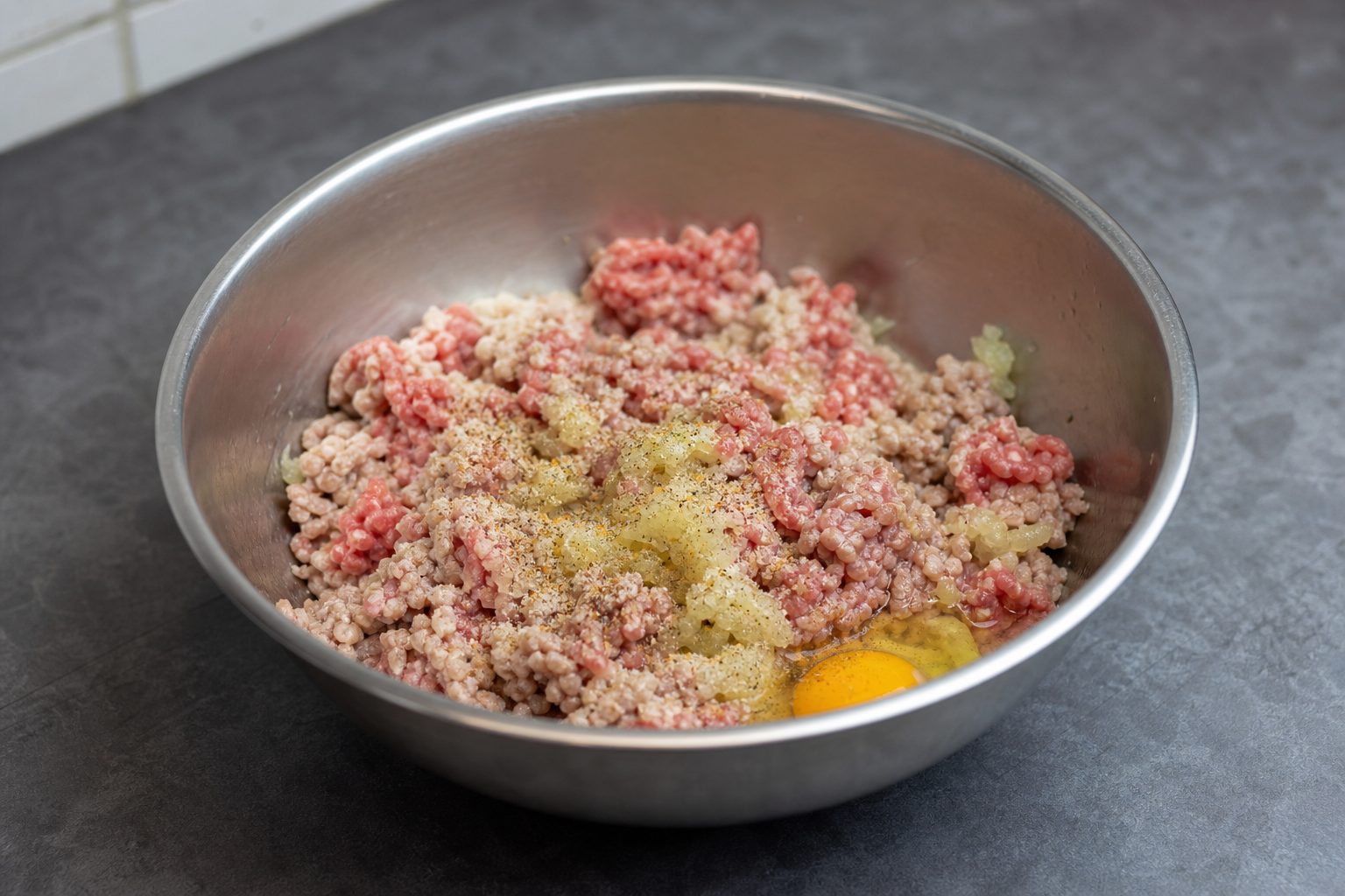 Roll the meatballs