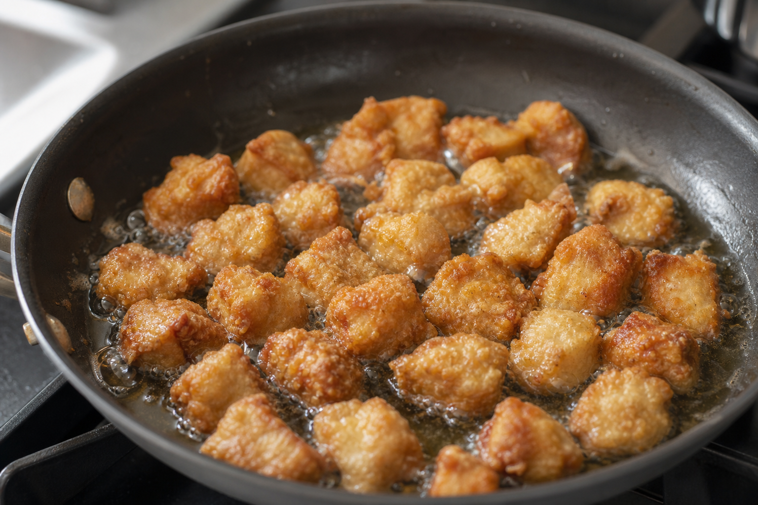 Crisp the pork