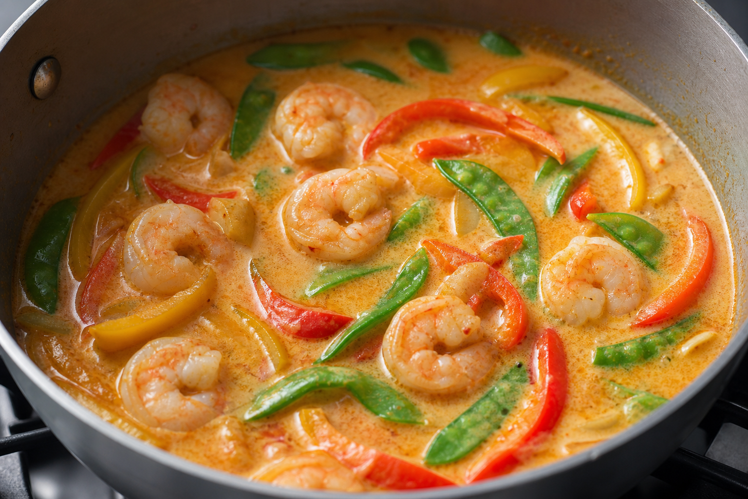 Simmer the curry