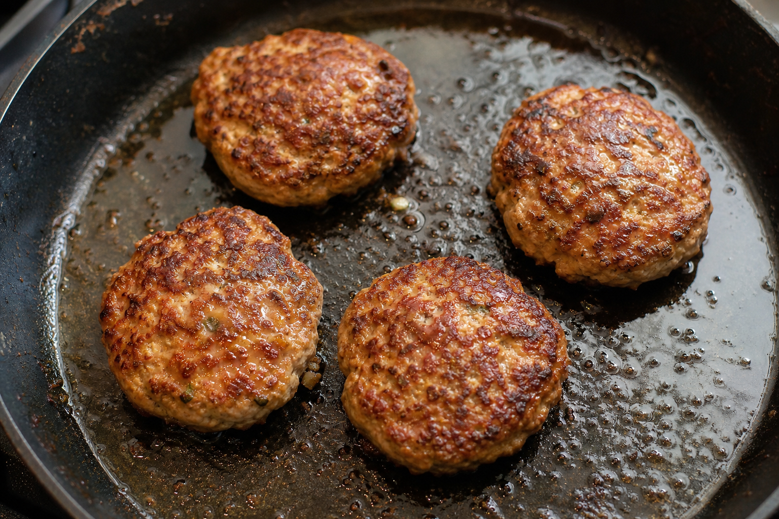 Brown the meatballs