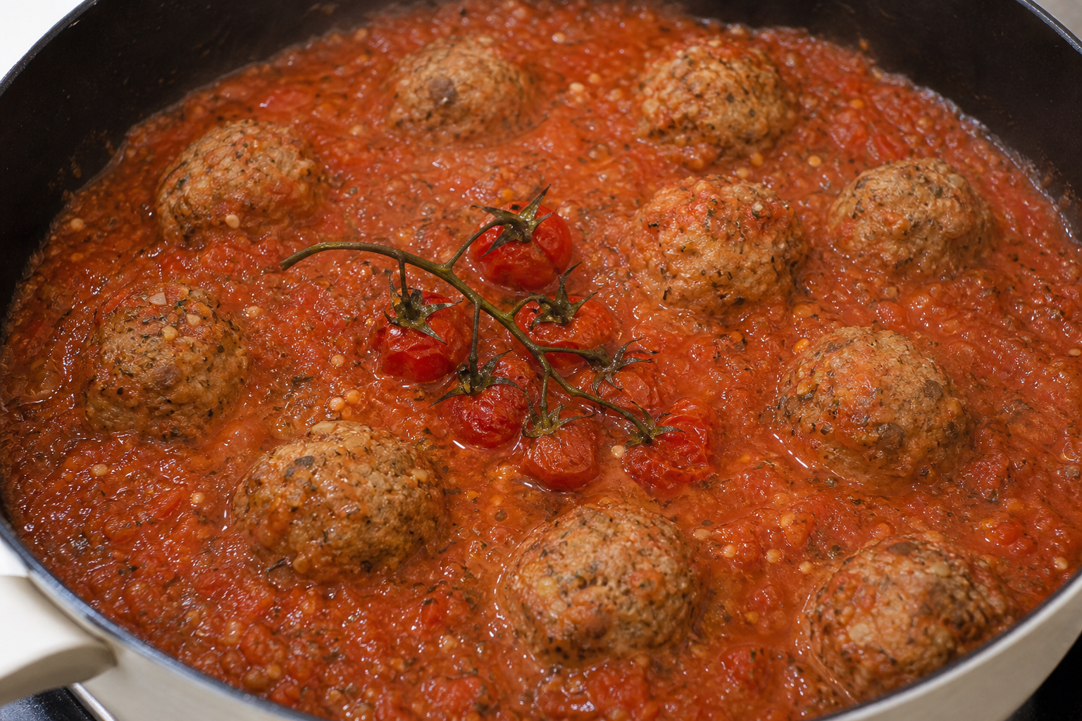 Simmer in sauce